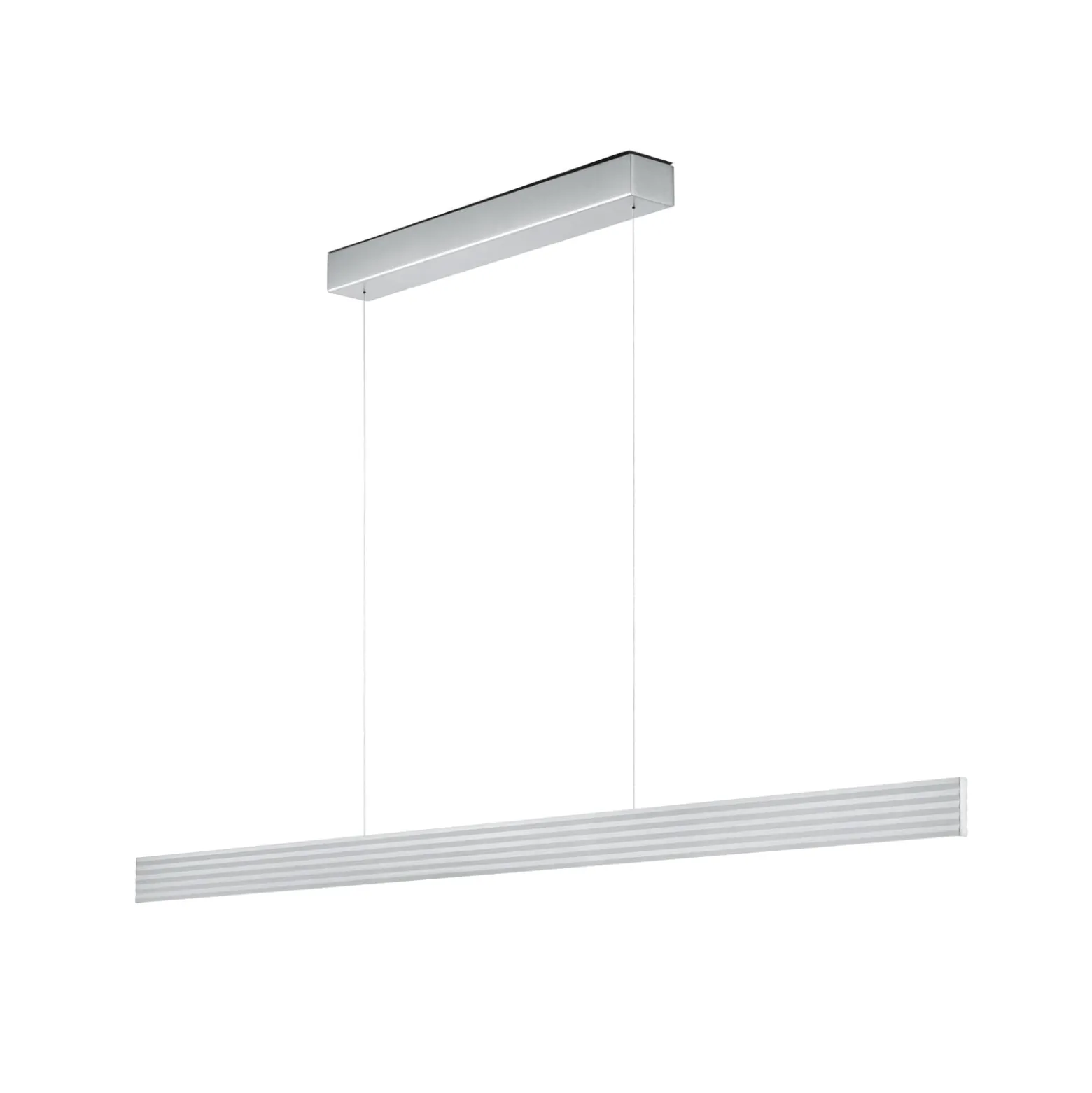 LED-Hängeleuchte Fara, up/down, Länge 152cm nickel