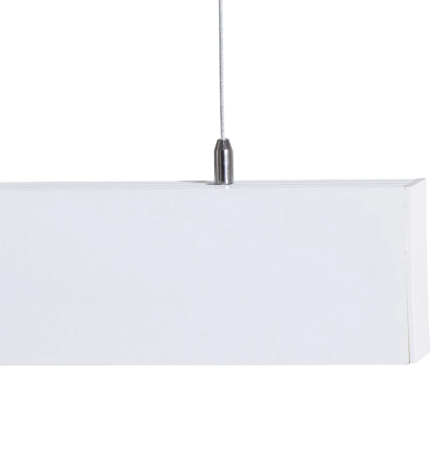 LED-Hängeleuchte Luxe, weiß, Länge 112,5 cm, Metall, 4.000 K