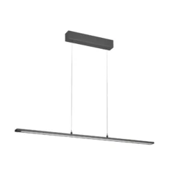 LED-Hängeleuchte Marlo, grau, Länge 120 cm, CCT, Touchdimmer