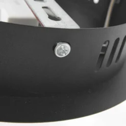 LED-Hängeleuchte Ringlux Ø 60cm 2-flammig schwarz