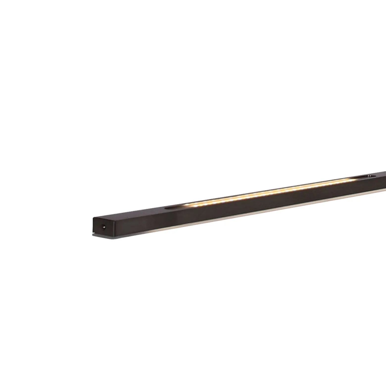 LED-Hängeleuchte Zelena, schwarz, Länge 122cm, Metall, CCT