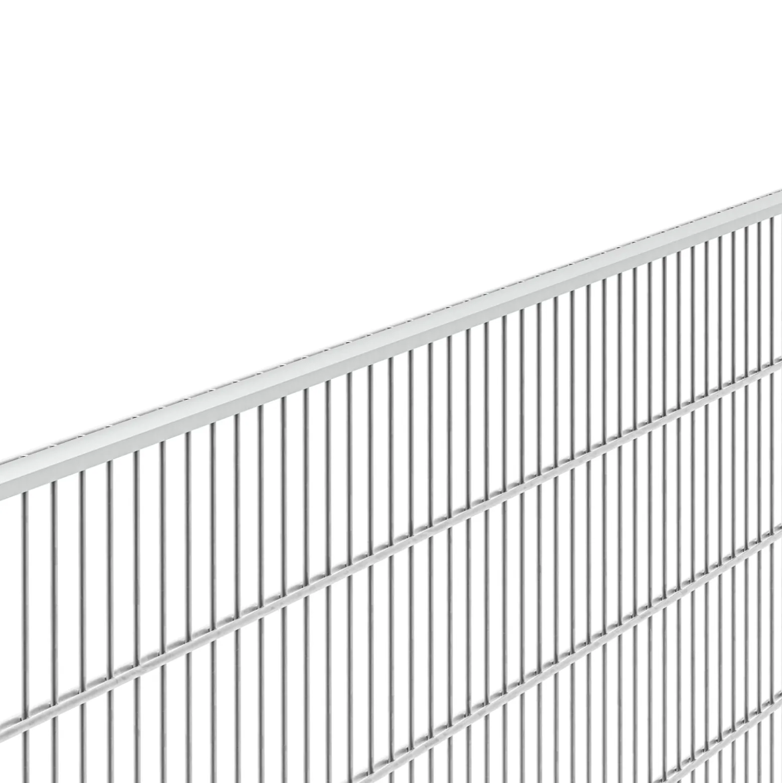 LED-Leuchtleiste, DSM-Zäune, Alu, 196cm, silber