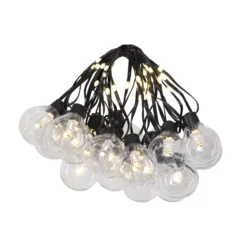 LED-Lichterkette Bolla, klar, Kunststoff Länge 5,3 m 20-flg.