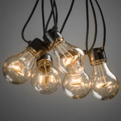 LED-Lichterkette Glühfadenoptik bernstein 5-flg.