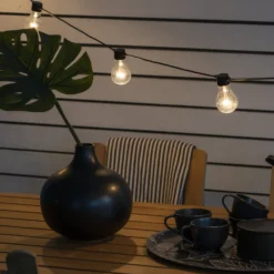 LED-Lichterkette Glühfadenoptik bernstein 5-flg.