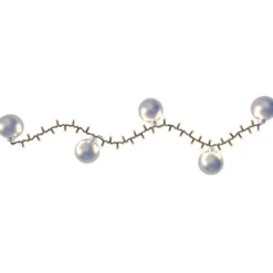 LED-Lichterkette 2in1, Frosty silver, 370 LEDs