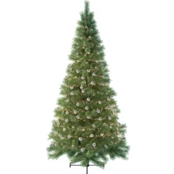 LED-Lichterkette 2in1, Frosty silver, 370 LEDs