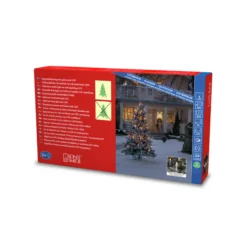 LED-Lichterkette Topbirnen IP44 amber 25-flammig