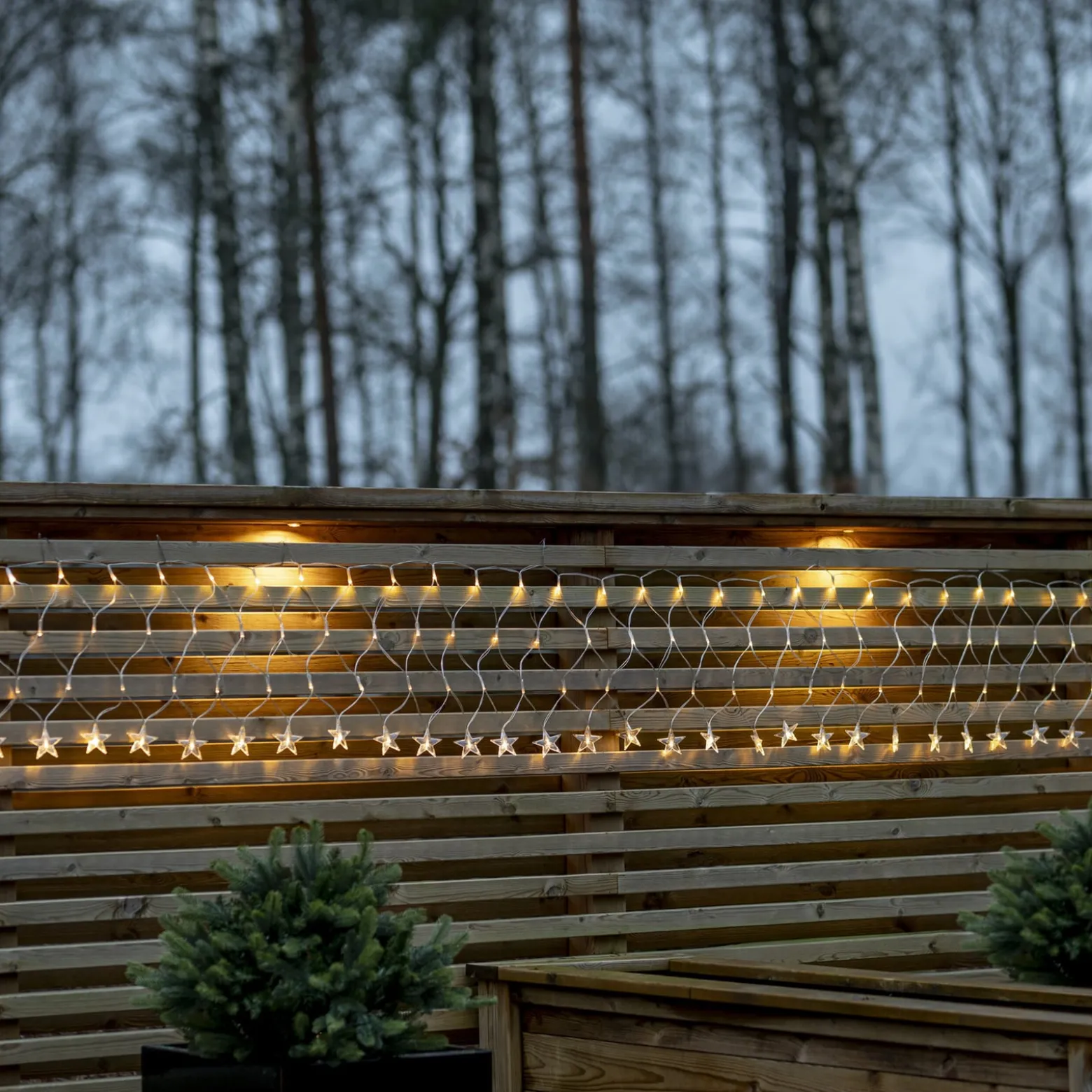 LED-Lichternetz StarNet klar Kunststoff Länge 480cm 160 LEDs