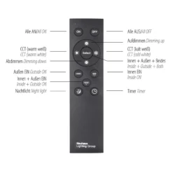 LED-Panel Edging, tunable white, 121x31 cm