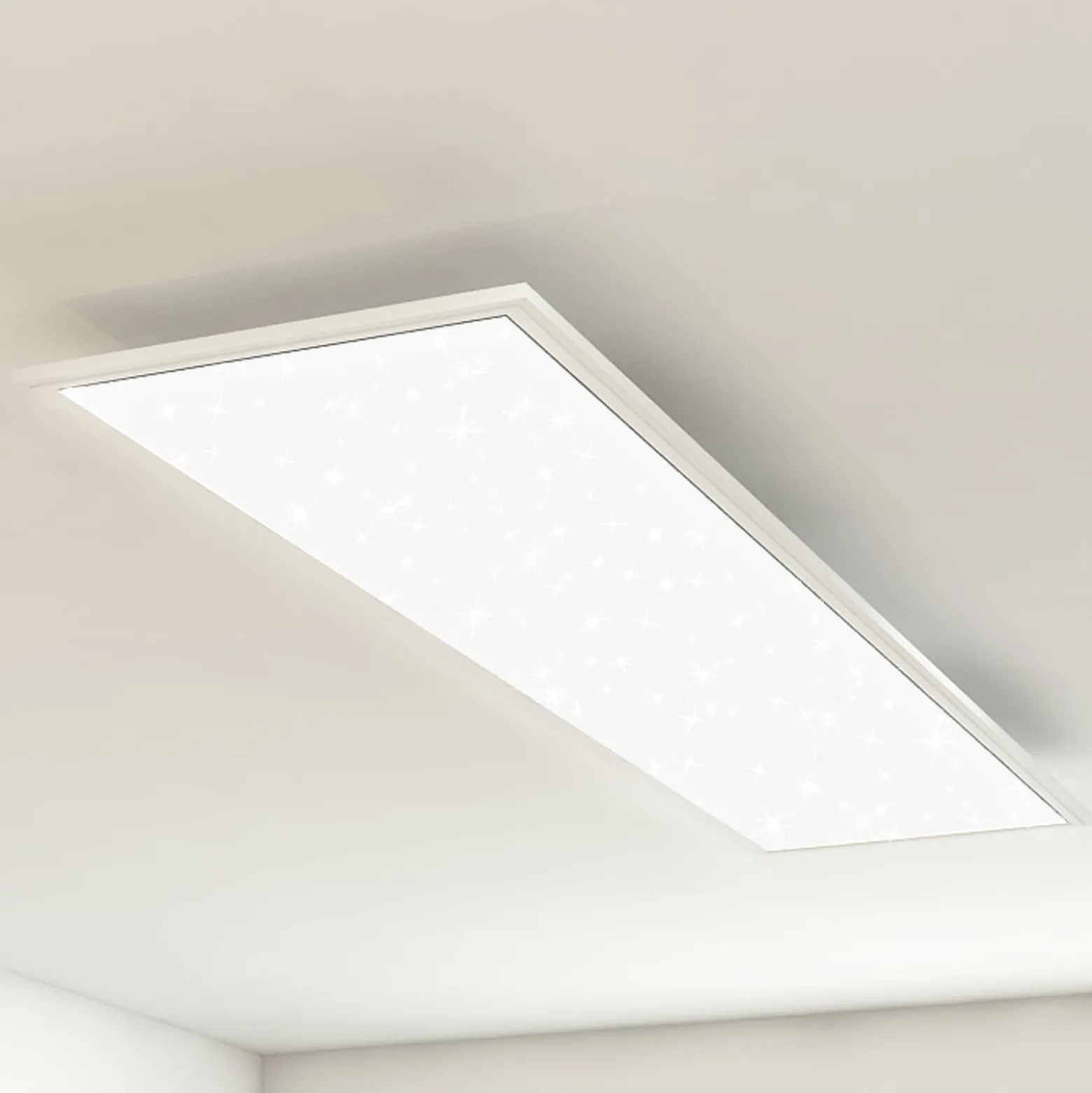 LED-Panel Pallas, weiß, dimmbar, CCT, 119,5x29,5cm