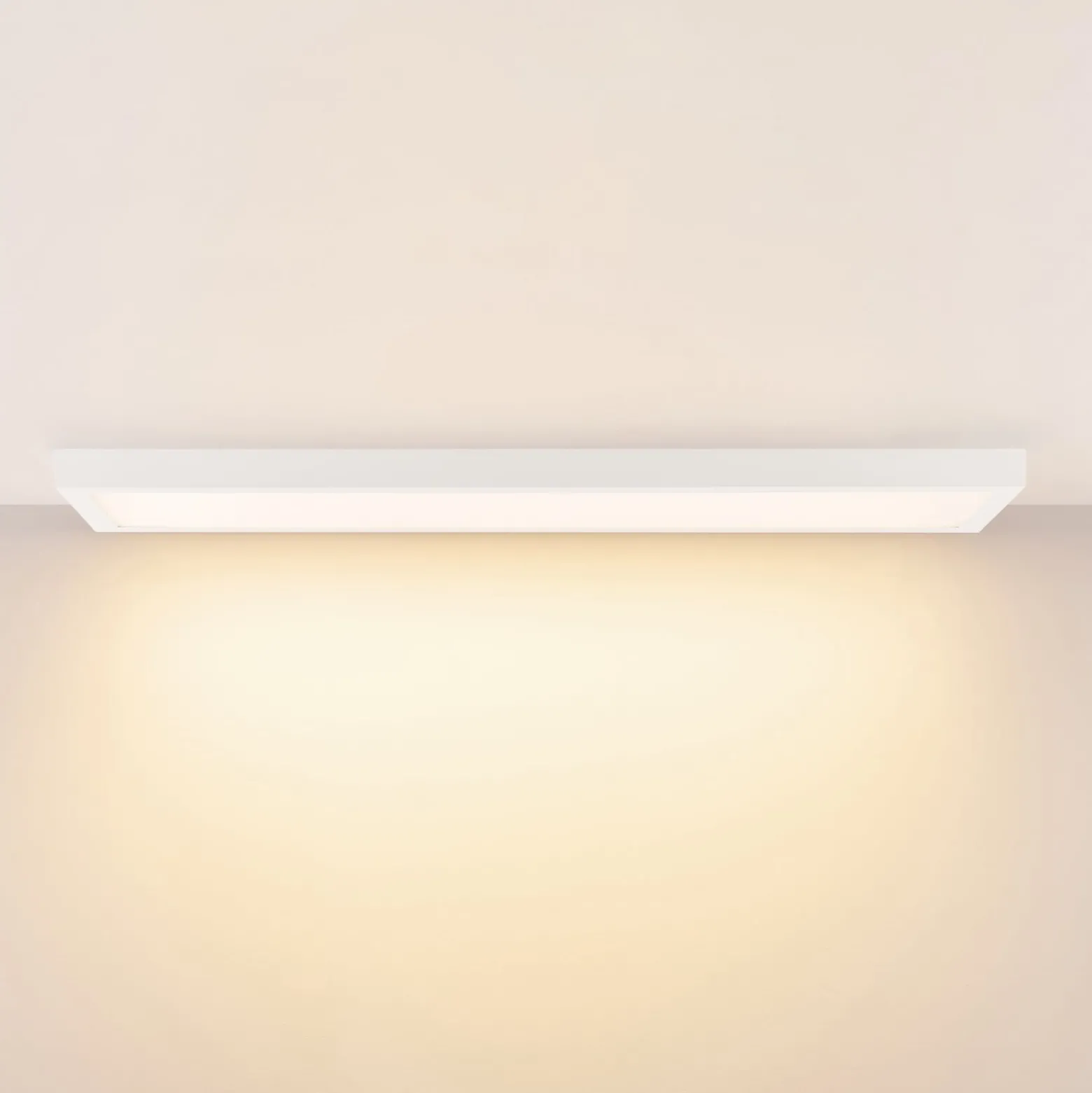 LED-Panel PRO OFFICE SANO, 123 x 33 cm, dim, weiß Metall CCT