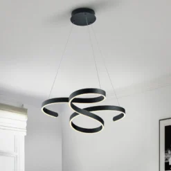 LED-Pendelleuchte Francis, anthrazit