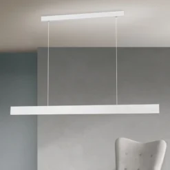 LED-Pendelleuchte Gideon, Up- & Downlight, weiß
