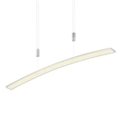 LED-Pendelleuchte New Loire, aluminium