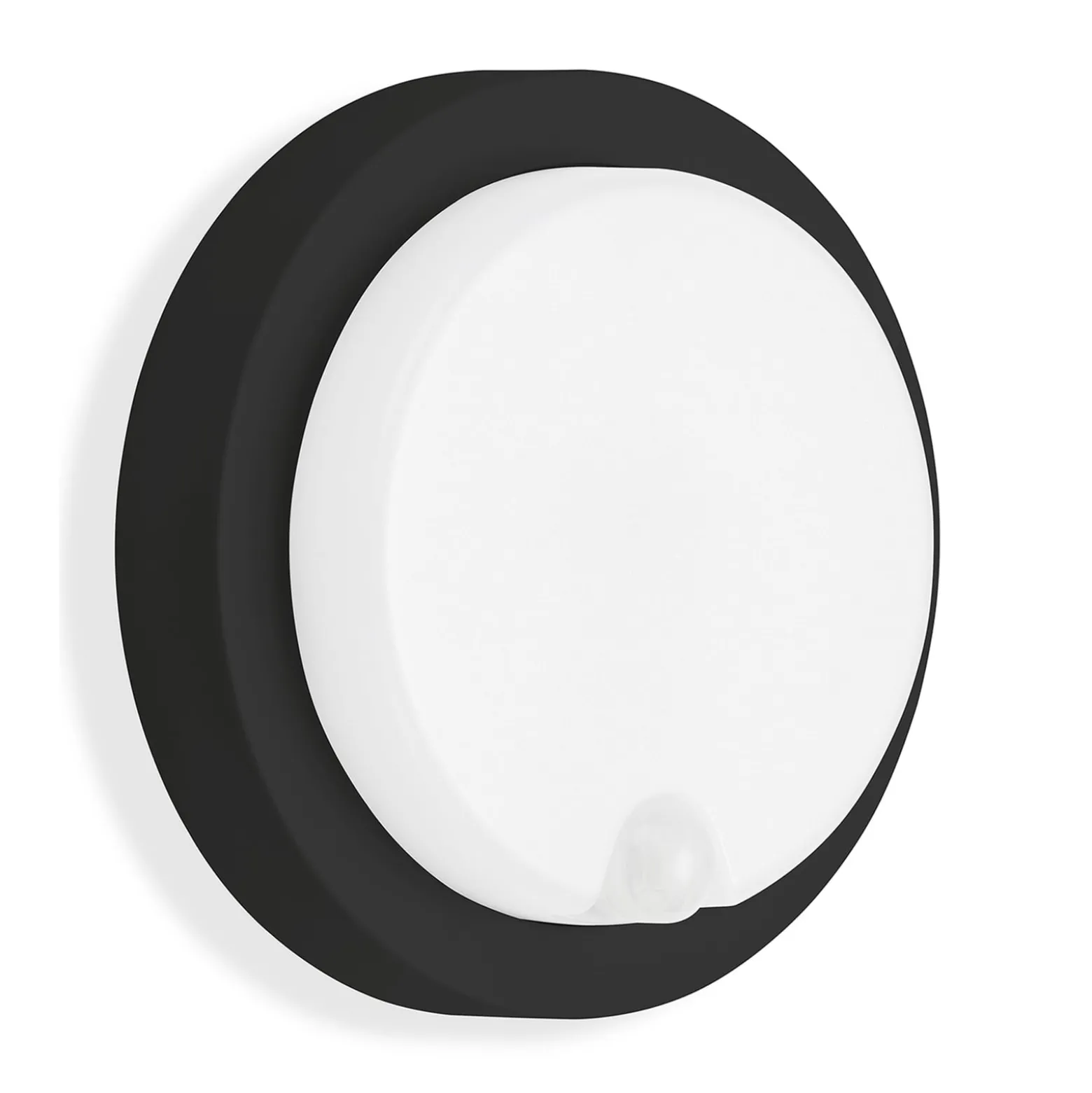 LED-Sensor-Außenwandleuchte Dortmund Ø17cm schwarz