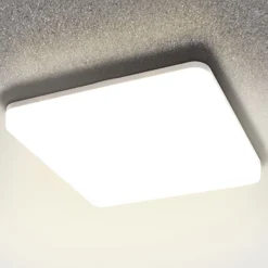 LED-Sensor-Deckenleuchte Pronto, eckig, 33x33cm