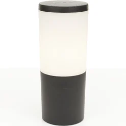 LED-Sockellampe Amelia, CCT, schwarz, Höhe 25 cm