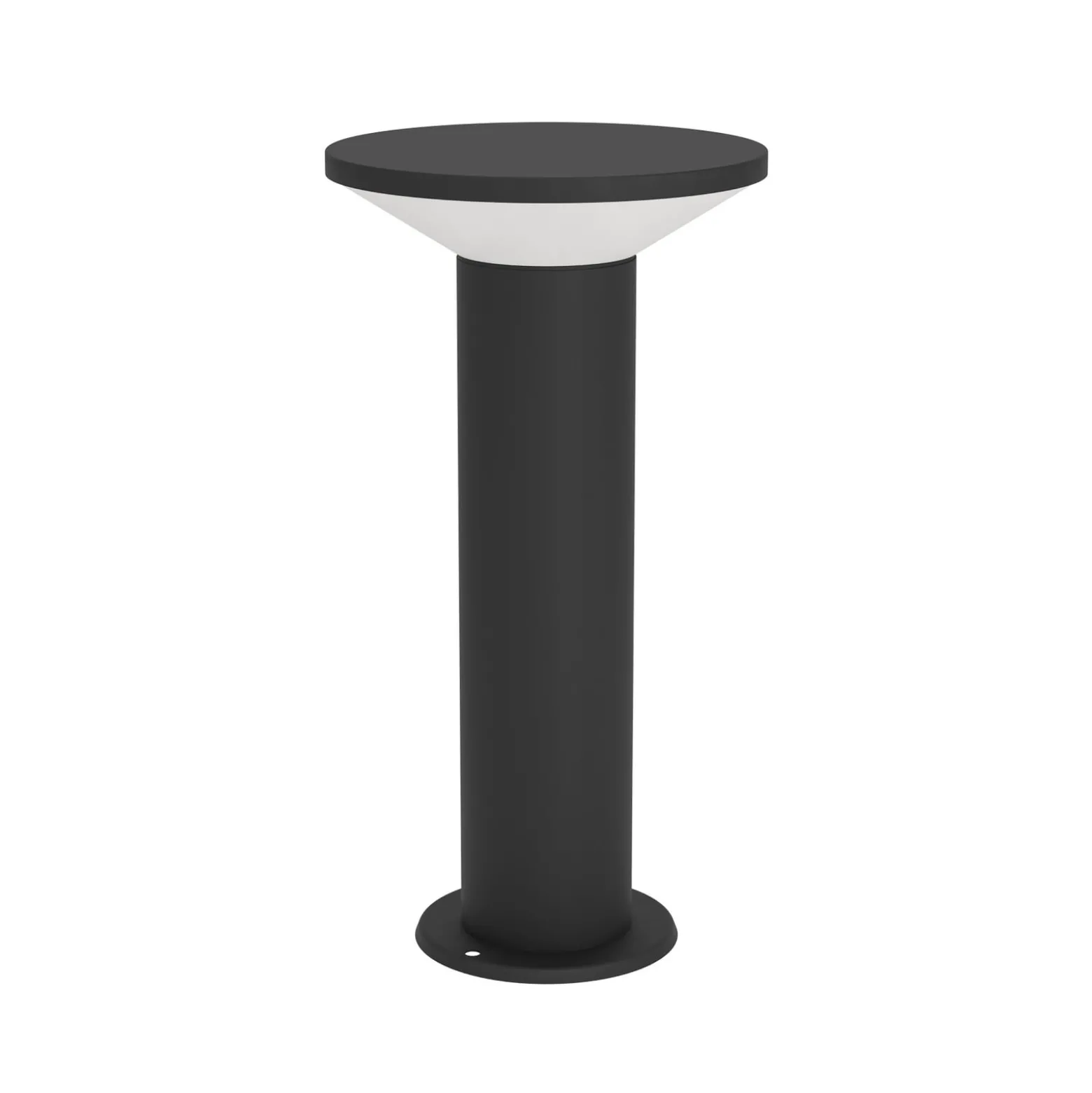 LED-Sockellampe Rigosa, schwarz, Höhe 35 cm, Metall
