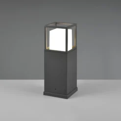 LED-Sockelleuchte Witham, 40 cm hoch, anthrazit, CCT, IP54