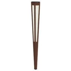 LED-Solarfackel Tinka mit Sensor, 120 cm, corten