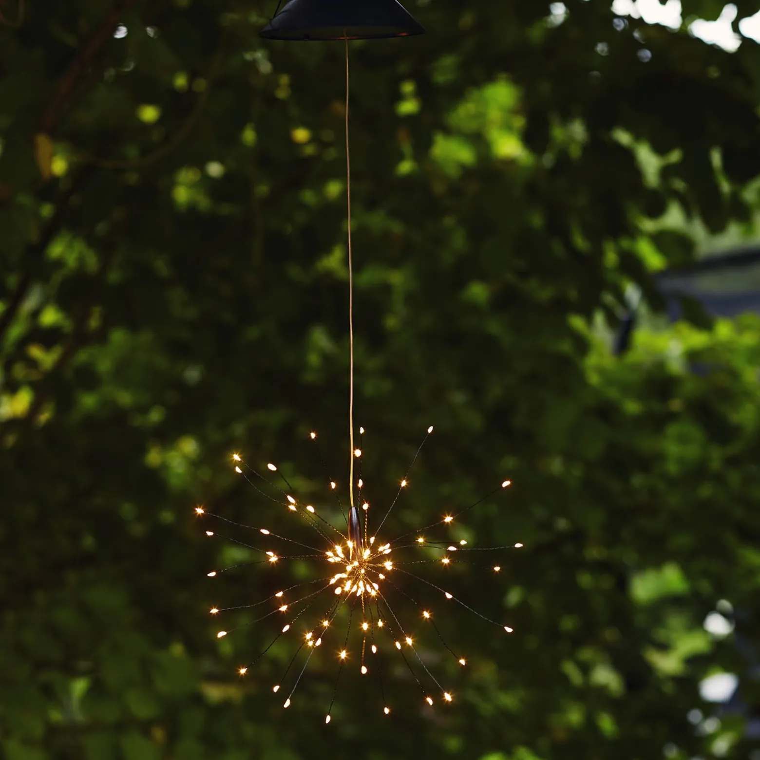 LED-Solarhängeleuchte Firework