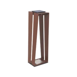 LED-Solarlaterne Skaal mit Sensor, corten, 70 cm