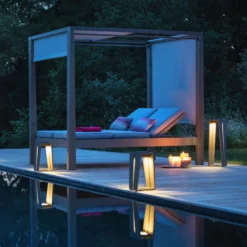 LED-Solarlaterne Skaal mit Sensor, 65 cm