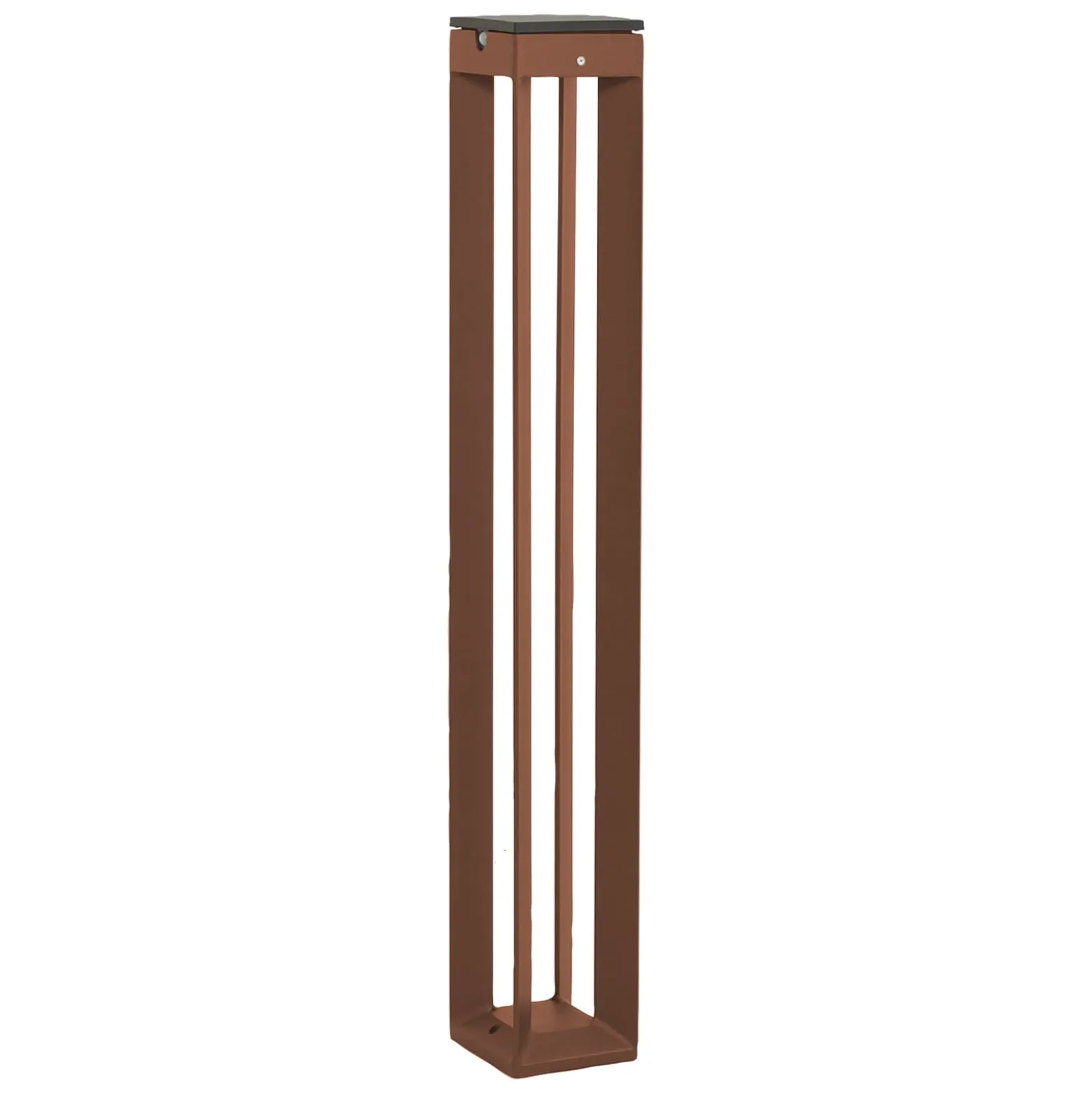 LED-Solarleuchte Borne mit Sensor, 90 cm, corten