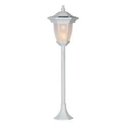 LED-Solarleuchte Flame, 4 in 1, weiß
