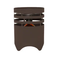 LED-Solarleuchte Marron, Höhe 25 cm, braun, Metall, USB-C