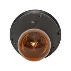 LED-Solarleuchte Marron, Höhe 25 cm, braun, Metall, USB-C