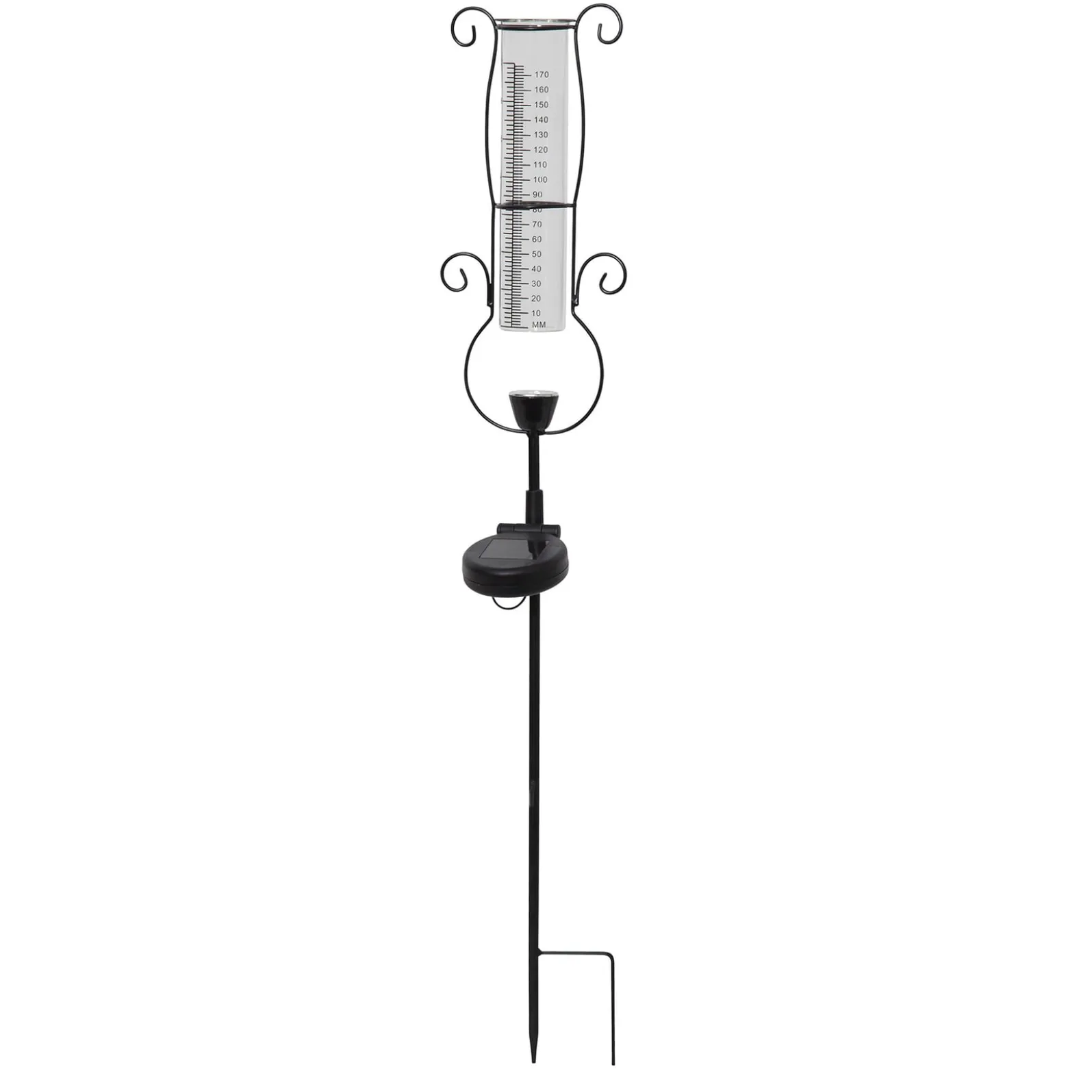 LED-Solarleuchte Pluvio mit Regenmesser