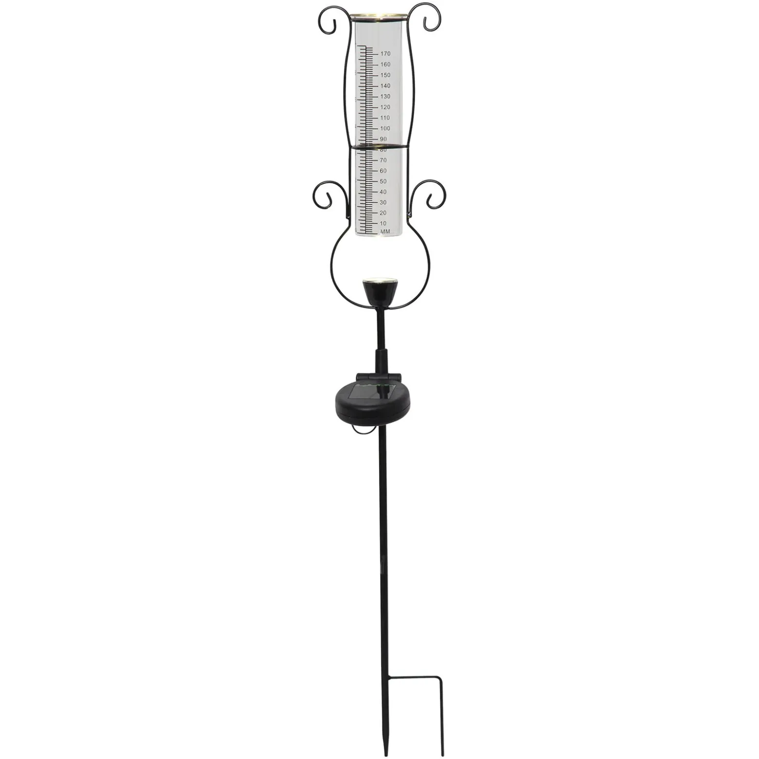 LED-Solarleuchte Pluvio mit Regenmesser