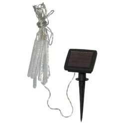 LED-Solarlichterkette Bubbly, 10-flammig, warmweiß