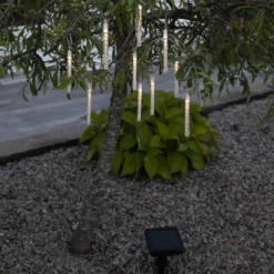 LED-Solarlichterkette Bubbly, 10-flammig, warmweiß