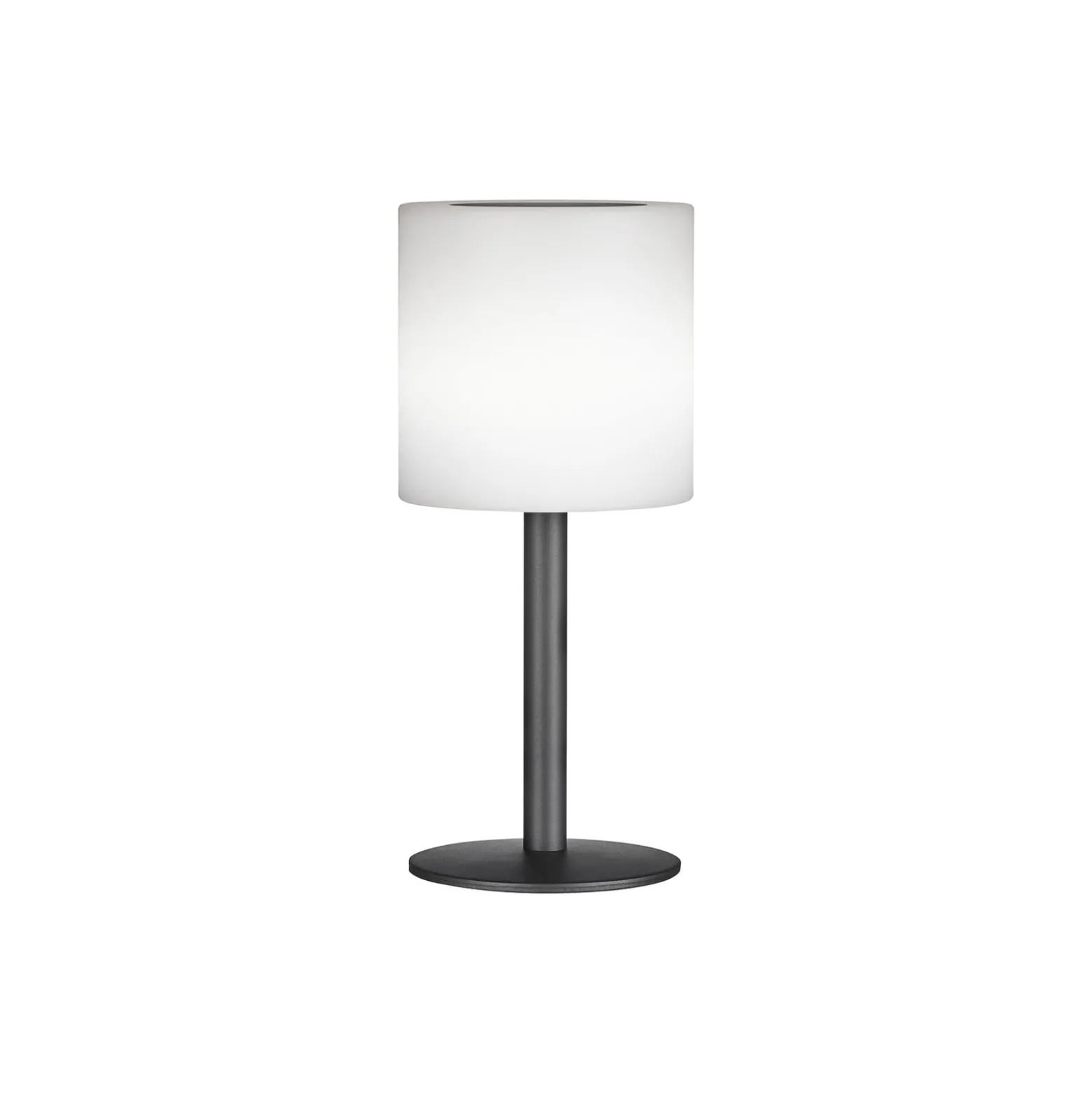 LED-Solar-Tischleuchte Lesina, sandschwarz/weiß