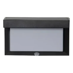 LED-Solarwandleuchte Valla mit Bewegungssensor