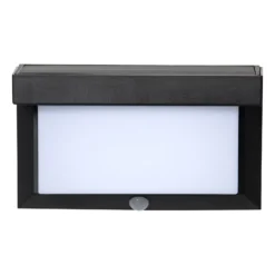 LED-Solarwandleuchte Valla mit Bewegungssensor