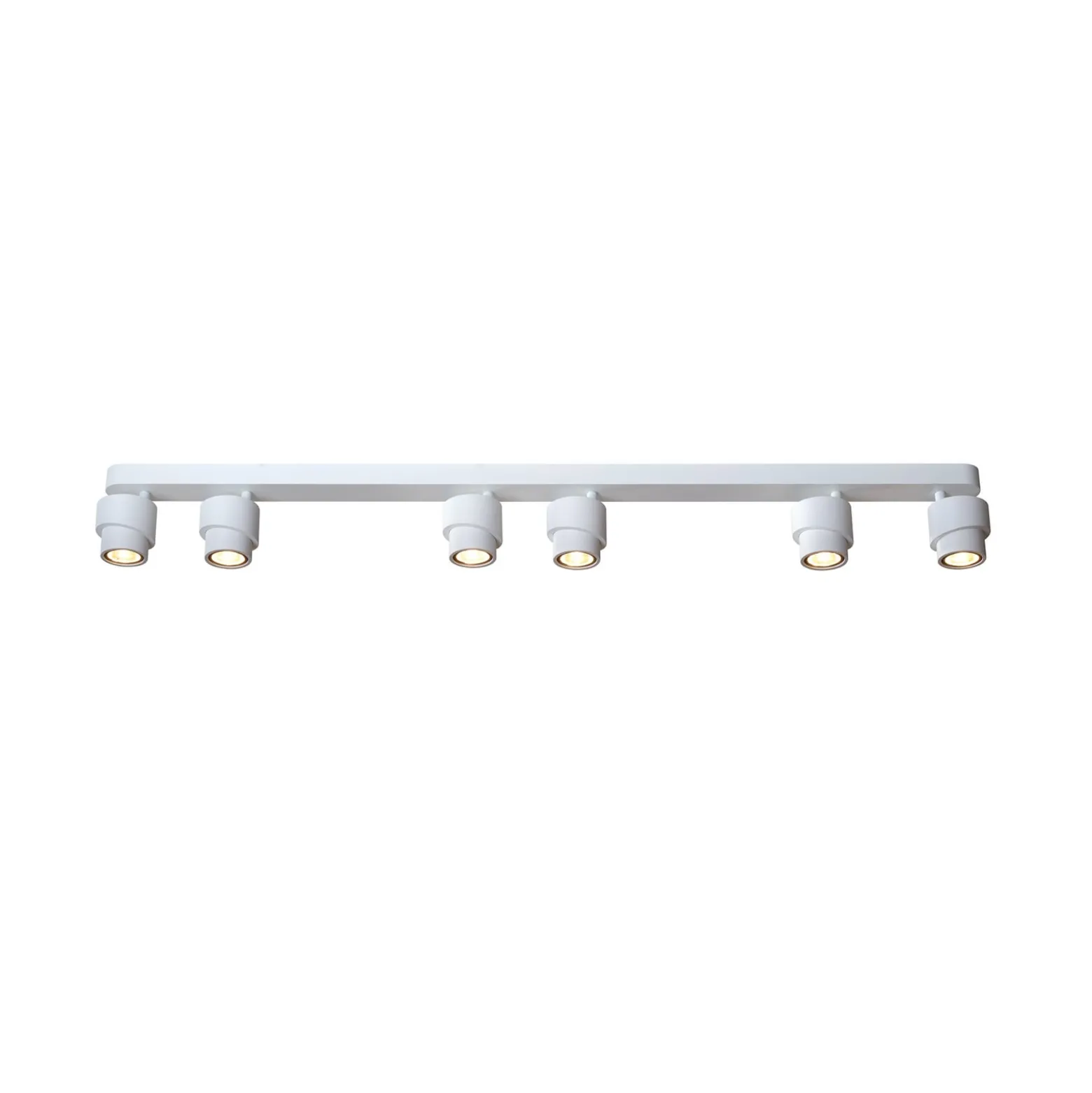 LED-Strahler BRUSH, weiß, 110 cm, 6-flg. Metall, dim 2.700 K