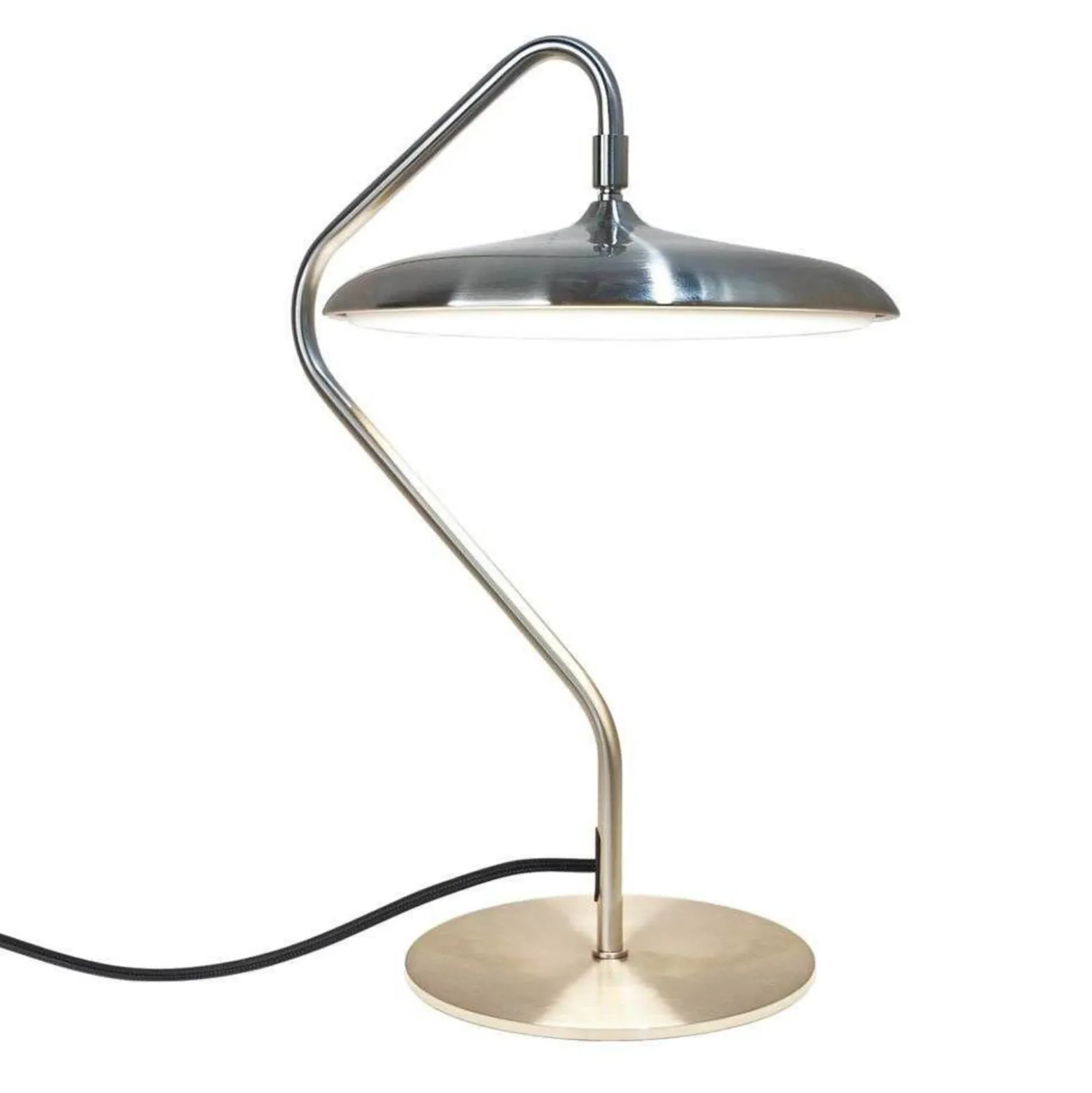 LED-Tischleuchte Artist, stahlfarben, Höhe 41 cm, Edelstahl