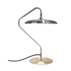 LED-Tischleuchte Artist, stahlfarben, Höhe 41 cm, Edelstahl