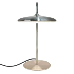 LED-Tischleuchte Artist, stahlfarben, Höhe 41 cm, Edelstahl