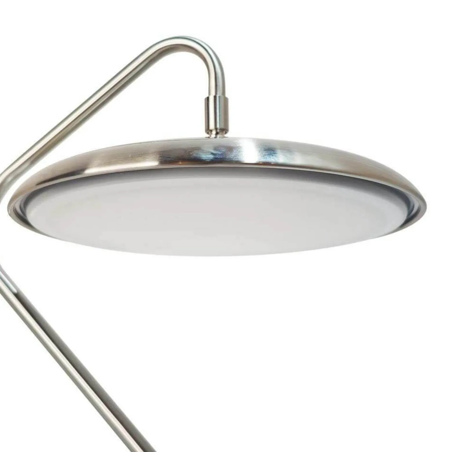 LED-Tischleuchte Artist, stahlfarben, Höhe 41 cm, Edelstahl