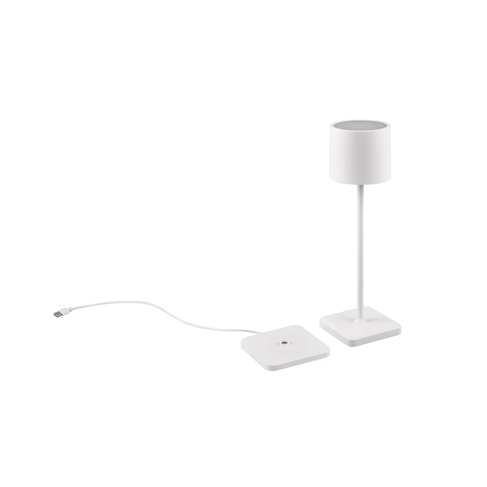 LED-Tischleuchte Fernandez, Dimmer und CCT weiß