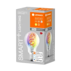 LEDVANCE SMART+ WiFi E27 4,5W Classic klar RGB 827