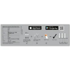 LEDVANCE SMART+ WiFi Garden Pole Mini 22,7cm 3er