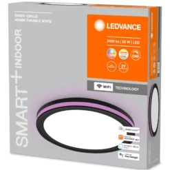 LEDVANCE SMART+ WiFi Orbis Circle CCT RGB schwarz