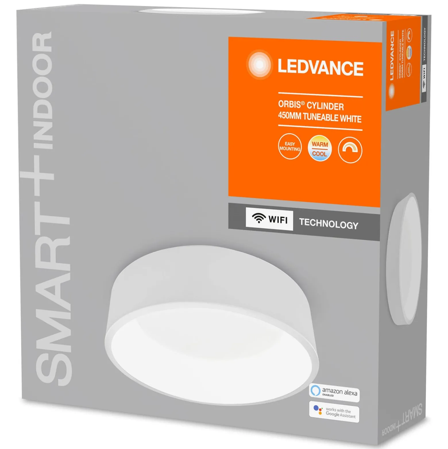 LEDVANCE SMART+ WiFi Orbis Cylinder CCT 45cm weiß