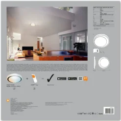 LEDVANCE SMART+ WiFi Orbis Moon CCT 38cm schwarz